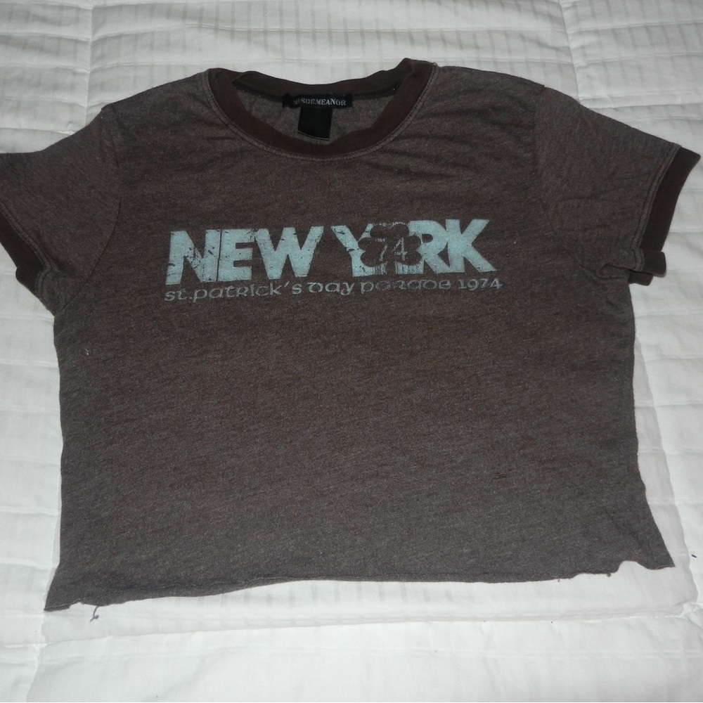 New york Crop Top
